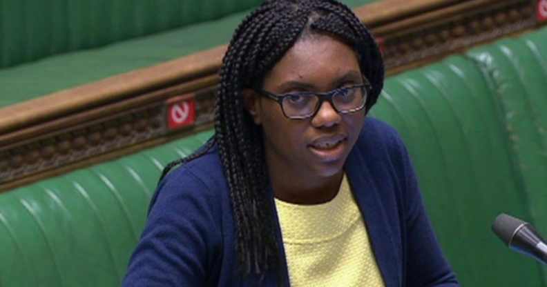 Kemi Badenoch speaking in parliament