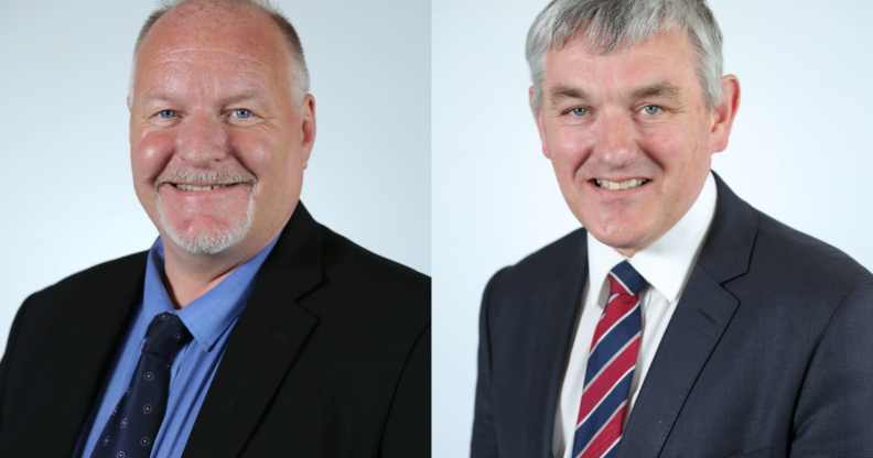 DUP MLAs David Hilditch and Tom Buchanan conversion therapy