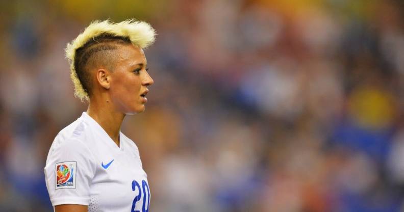 Lianne Sanderson England football (Photo by Stuart Franklin - FIFA/FIFA via Getty Images)