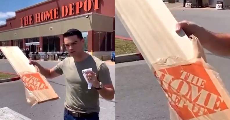 Ben Shapiro at Home Depot.