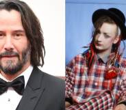 Keanu Reeves and Boy George