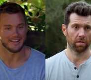 Headshots of Colton Underwood and Billy Eichner