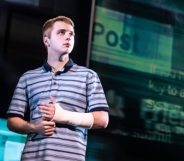 Sam Tutty plays the title role in Dear Evan Hansen on the West End. (Matthew Murphy)