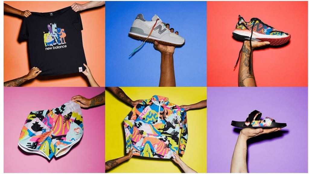 New Balance has released the "Everybody's Welcome" collection for Pride 2021. (New Balance)