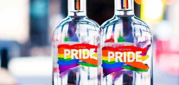 The official Pride gin helps keep the event free in London.