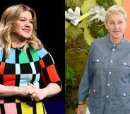 Kelly Clarkson Ellen DeGeneres