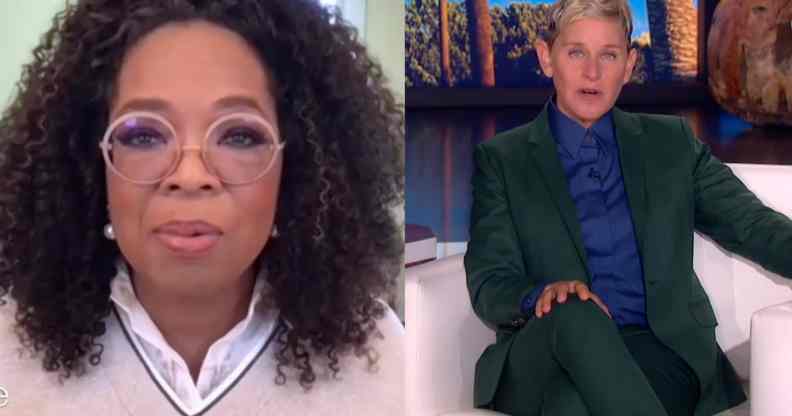 Oprah Ellen DeGeneres