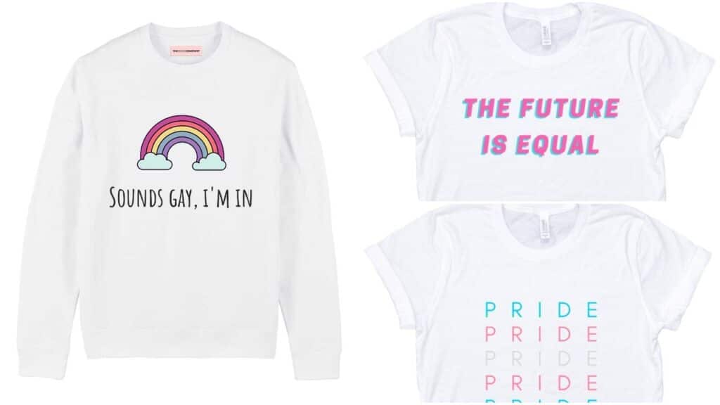 The brand also sells other Pride merch with donations to akt and Bloody Good Period. (The Spark Company)