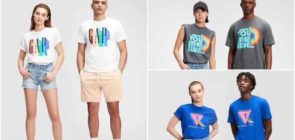 Gap's Pride collection features t-shirts created by LGBT+ artists. (Gap)