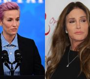 Meghan Rapinoe and Caitlyn Jenner