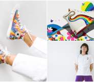 The Converse Pride collection features All-Star, 70 and Run-Star high tops. (Converse)