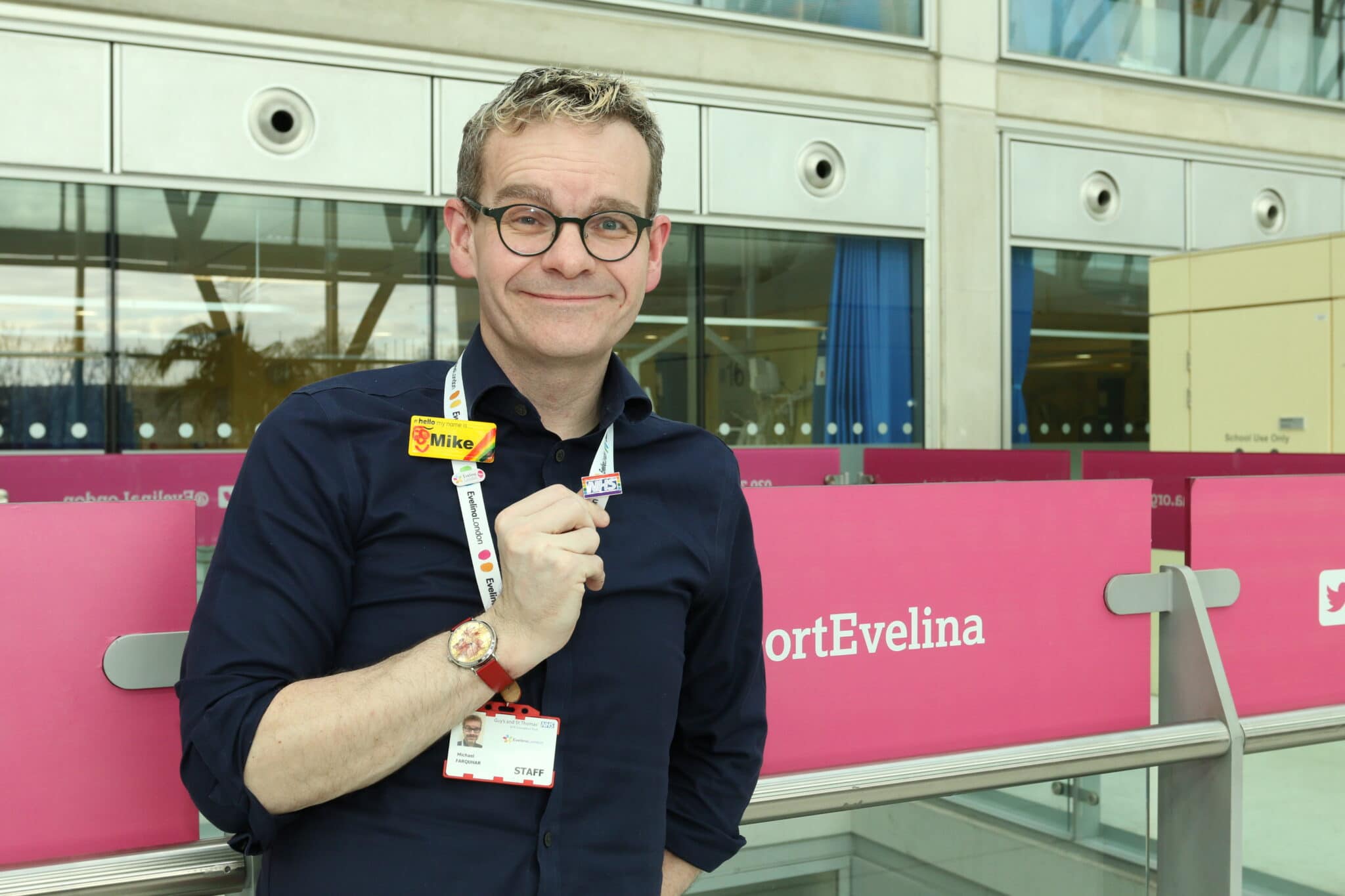 rainbow NHS badges