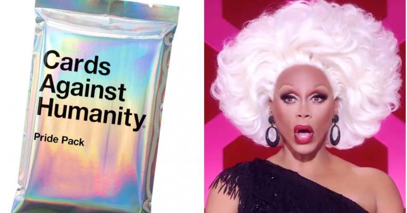 The Cards Against Humanity Pride pack features references to Drag Race, queer icons, sex and more.