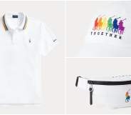 The Ralph Lauren Pride collection includes its iconic polo shirt in rainbow colours. (Ralph Lauren)