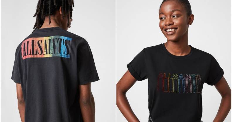 All Saints Pride t-shirts