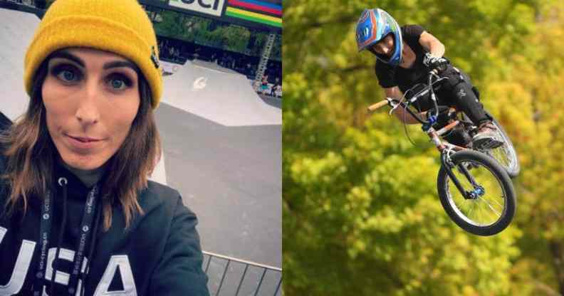 BMX freestyle rider Chelsea Wolfe trans