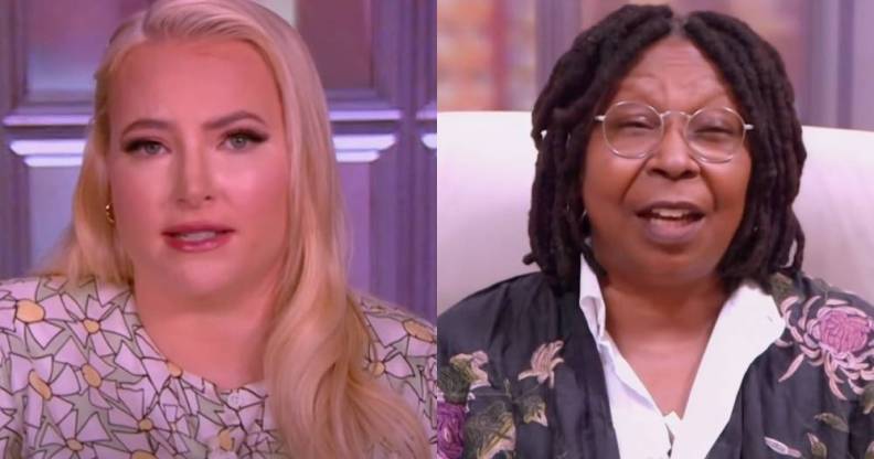 Meghan McCain Whoopi Goldberg The View