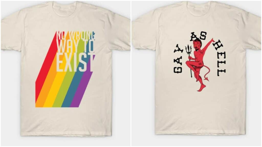 TeePublic lgbt shirts