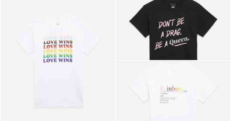 New Look has launched a gender neutral Pride collection with 100 per cent of profits going to the LGBT Foundation. (New Look)