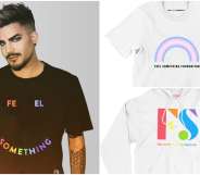 Adam Lambert has teamed up with The Spark Company for a Pride range benefiting akt. (The Spark Company)