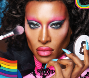 Tayce stars in the campaign for Beauty Bay's Pride collection. (Beauty Bay)