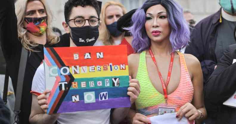 activist Ban conversion therapy now