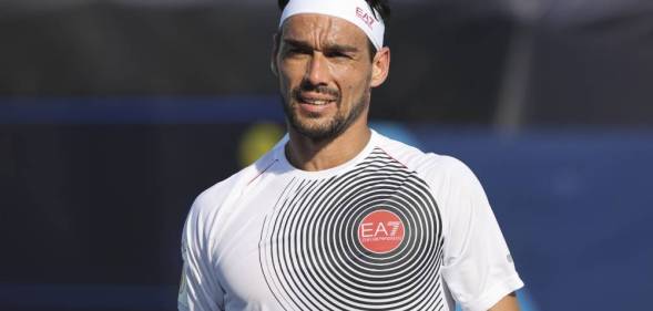 Fabio Fognini during the Tokyo 2020 Olympic Games at Ariake Tennis Park