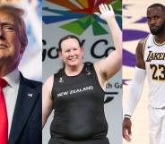 Donald Trump Laurel Hubbard LeBron James