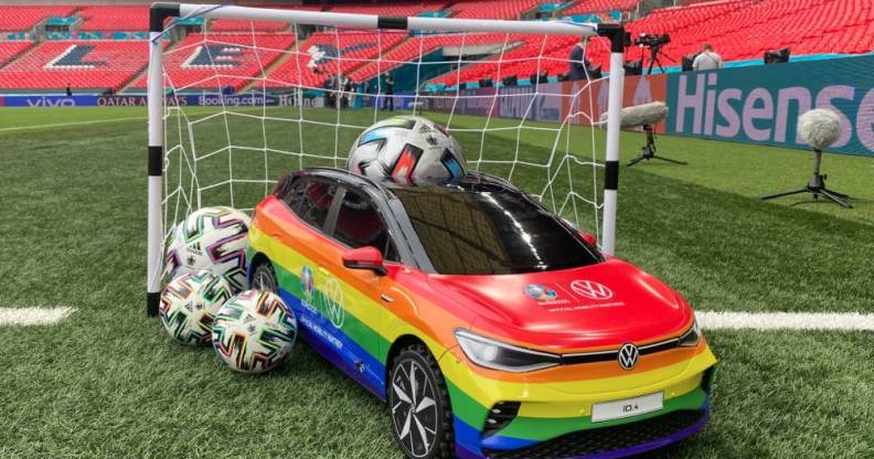 Volkswagen Tiny Football Car Pride Euro 2020