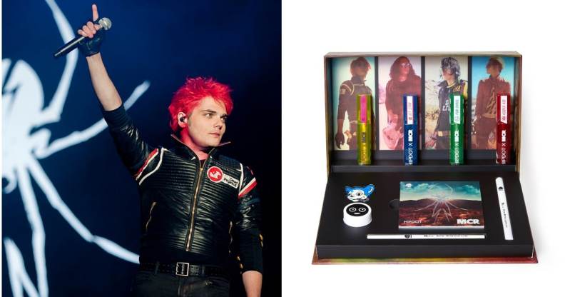 My Chemical Romance and HipDot makeup collection