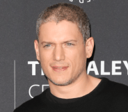 Prison Break star Wentworth Miller in a black shirt