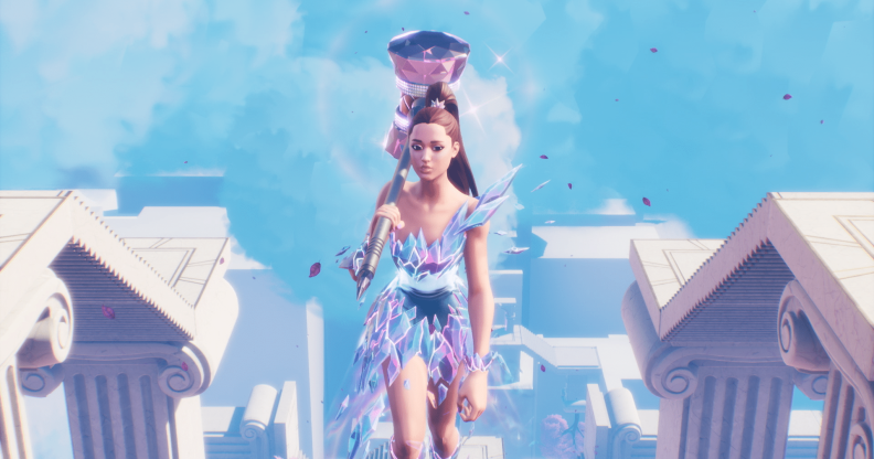 Ariana Grande in Fortnite The Rift Tour