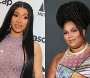 Cardi B Lizzo side by side images