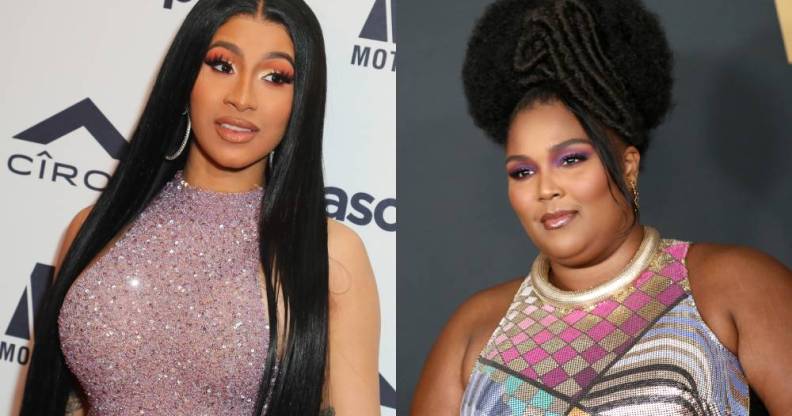 Cardi B Lizzo side by side images