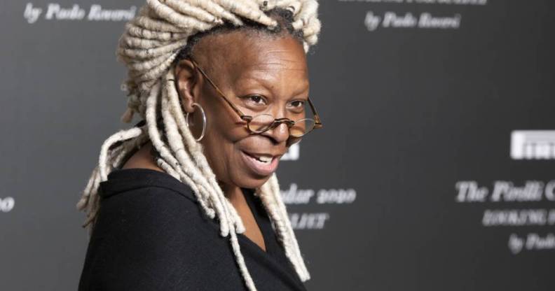 Whoopi Goldberg appears during the presentation of the Pirelli 2020 Calendar