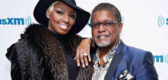 TV personality NeNe Leakes and husband Gregg Leakes visit the SiriusXM Studios