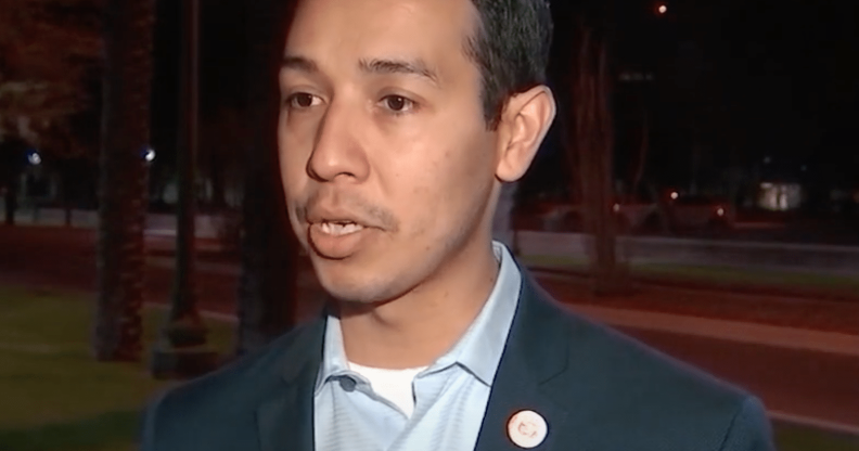 Arizona state senator Tony Navarrete gay abuse