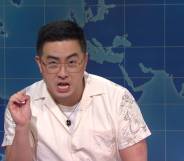 Bowen Yang on SNL Saturday Night Live's Weekend Update