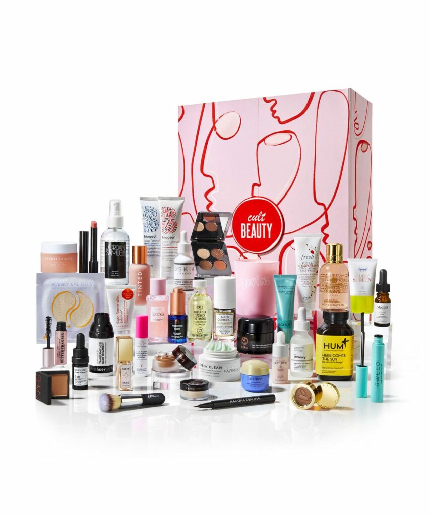 The Cult Beauty advent calendar for 2021.