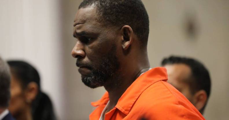 R Kelly appears during a hearing at the Leighton Criminal Courthouse on 17 September 2019 in Chicago, Illinois