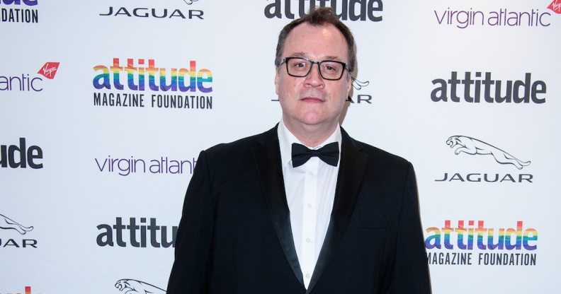 Russell T Davies attends the 2019 Attitude Awards