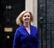 Liz Truss leaves Downing Street