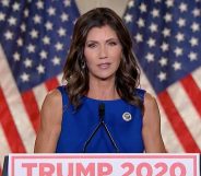 South Dakota governor Kristi Noem speaks at the 2020 Republican National Convention, South Dakota