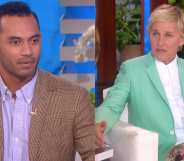 Inoke Tonga speaking on The Ellen DeGeneres Show