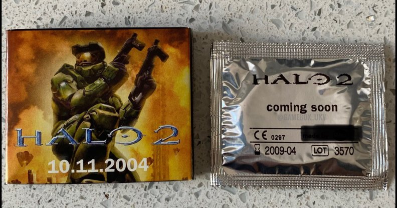 Halo 2 condoms from Xbox