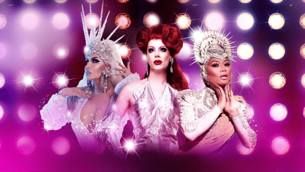 Drag Race's Trinity the Tuck, Divina de Campo and Jujubee will headline the Strike A Pose! tour.