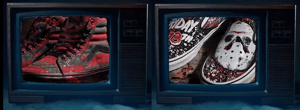 Freddy Krueger and Jason Voorhees inspired shoes from Vans. (Vans)