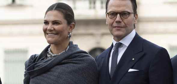 Crown Princess Victoria of Sweden and Prince Daniel of Sweden.