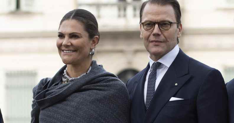 Crown Princess Victoria of Sweden and Prince Daniel of Sweden.