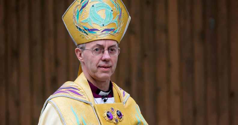 Justin Welby arrives for his enthronement